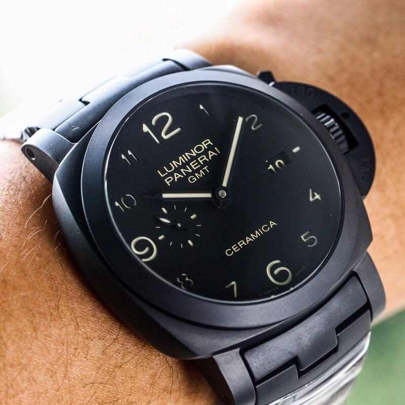 世界中で大人気♪パネライ ルミノール1950 3デイズ GMT トゥットネロ コピー PAM00438