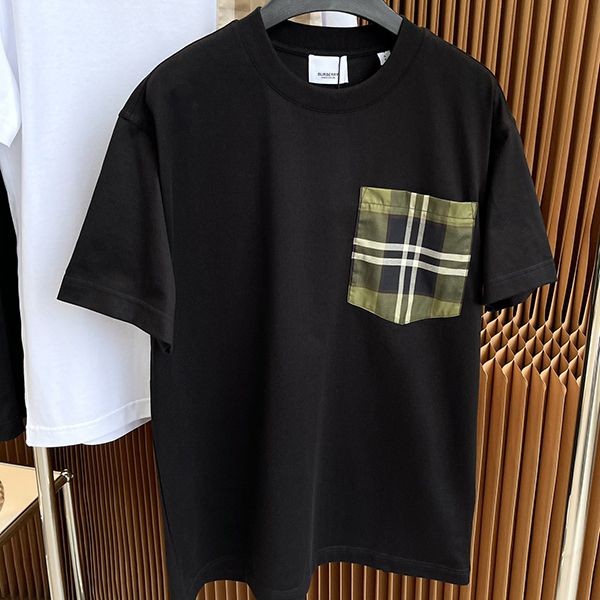 新色☆希少 バーバリー Tシャツ 偽物 ブラック＆ホワイト Bap54045