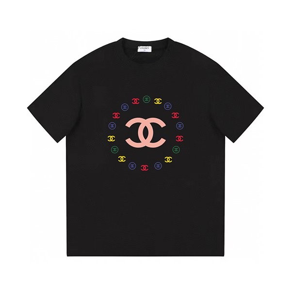 新色☆希少 シャネル Tシャツ コピーコットン&ホワイト★男女兼用 shh06857