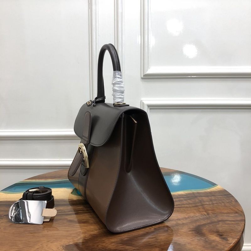 春もの新作デルボー 偽物 カーフスキン ブリヨン MM ショルダー ハンドバッグ AA0405AAM024F