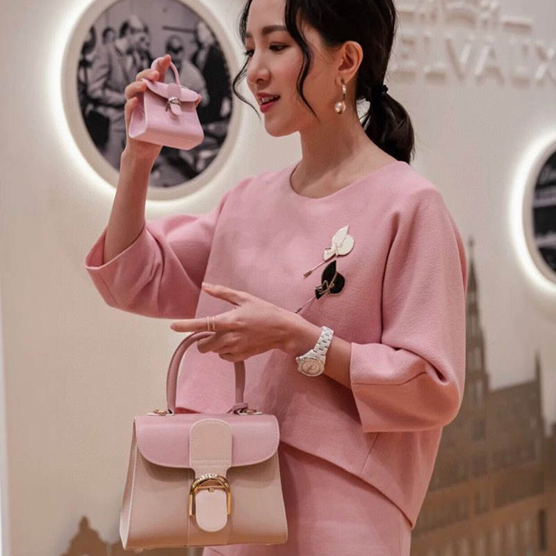 21-22AW【DELVAUX コピー】カーフスキン ブリヨン ショルダー ハンドバッグ Dec86191